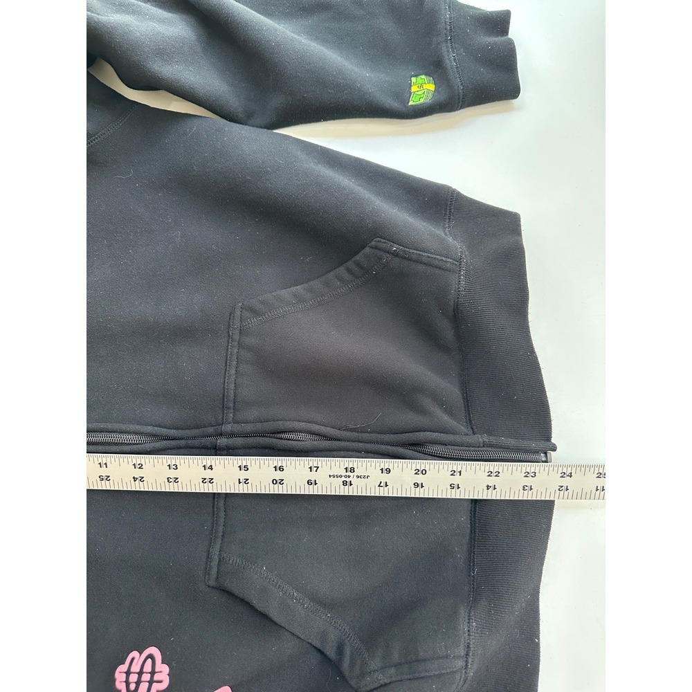 Shoe Palace Richie Rich Zip Up Hoodie Mens L Black Graphic Dollar Sign Full Zip - Picture 7 of 8